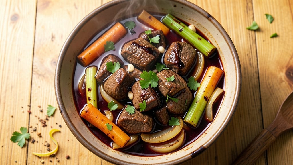 Balsamic Beef Stew Slow Cooker Recipe: Deep-Wine Braise With Caramelized Fond