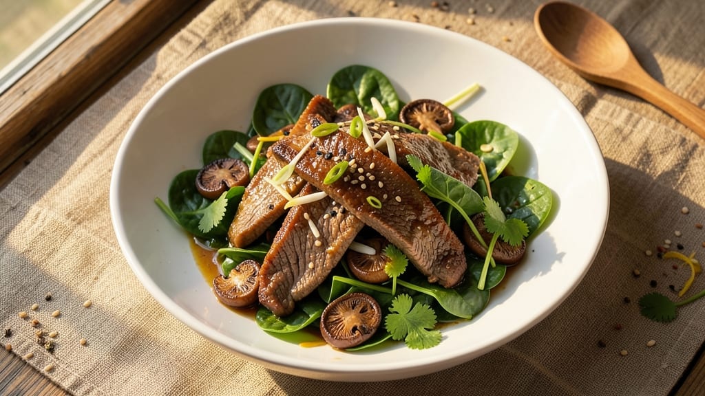 Beef and Spinach Stir Fry Recipe: Wok-Hot Soy Ginger Crunch in 15 Minutes
