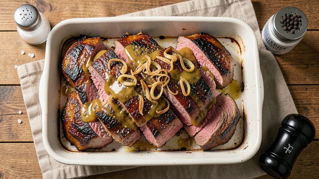 Baked Beef Tri Tip Recipe: Reverse-Seared Crust With Juicy Cores