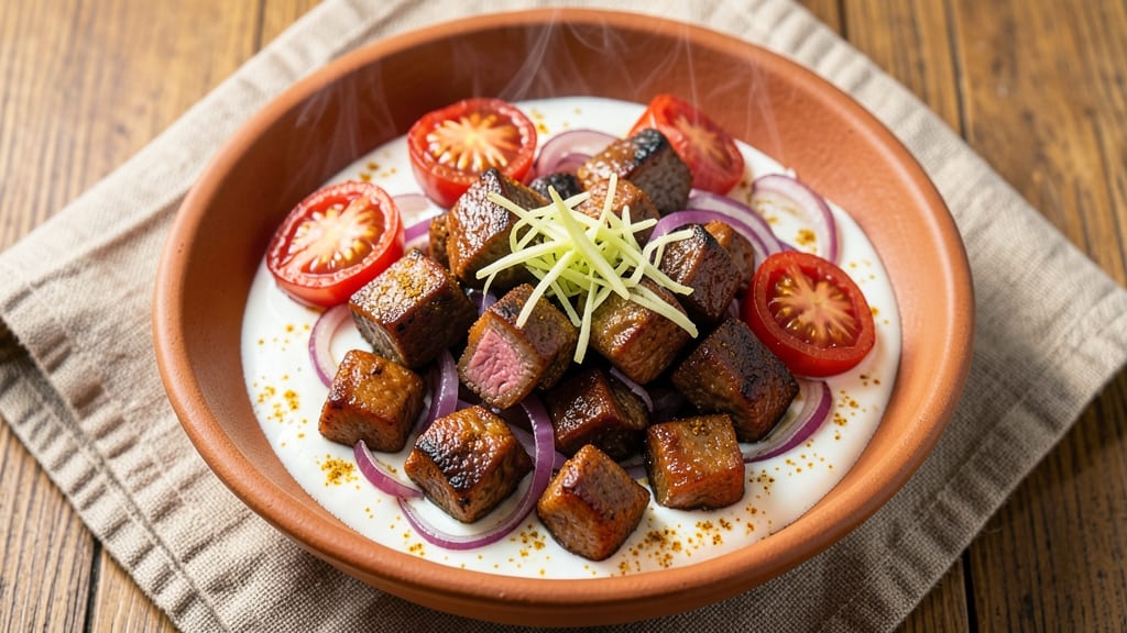 Bangladeshi Beef Recipe: Spiced Yogurt and Tomato Braised Delight