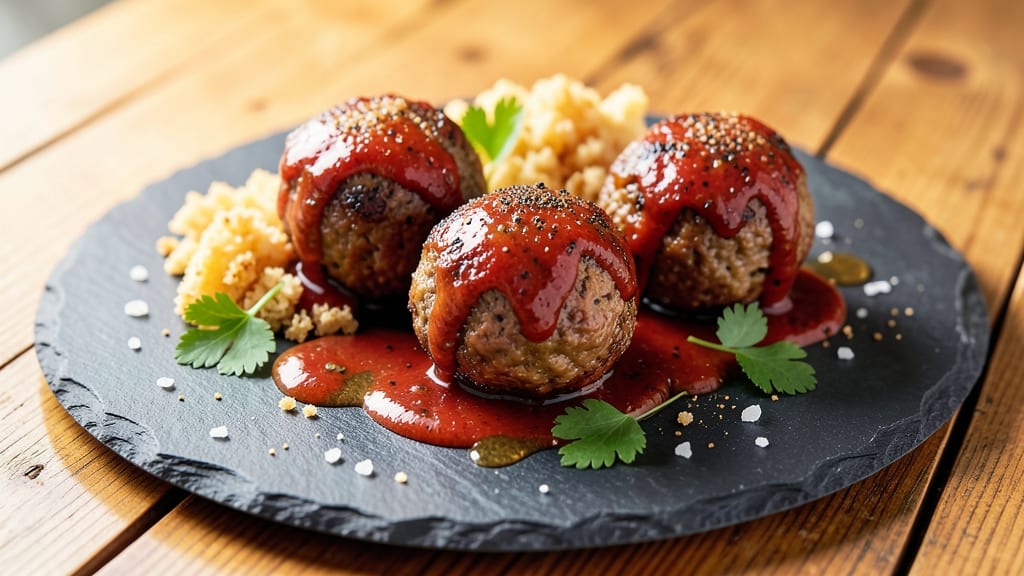 BBQ Beef Meatballs Recipe: Smoky-Spiced Bites With Chewy Texture