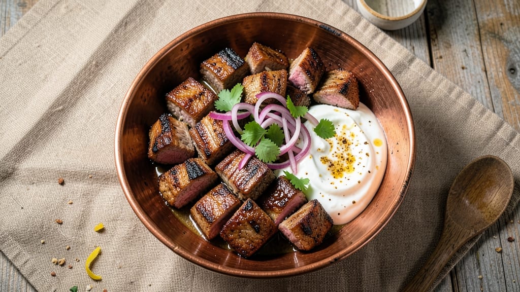 Afghani Beef Tikka Recipe: Yogurt-Marinated Skewers with Charcoal Grill Magic