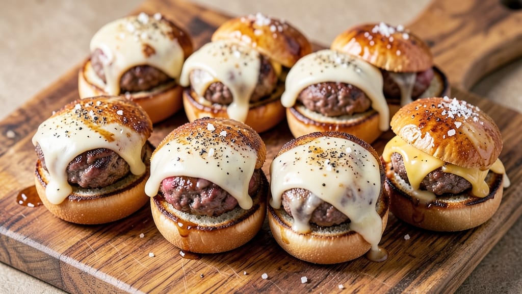 Beef and Cheese Sliders Recipe: Mini Burgers With Gooey Pull-Apart Magic