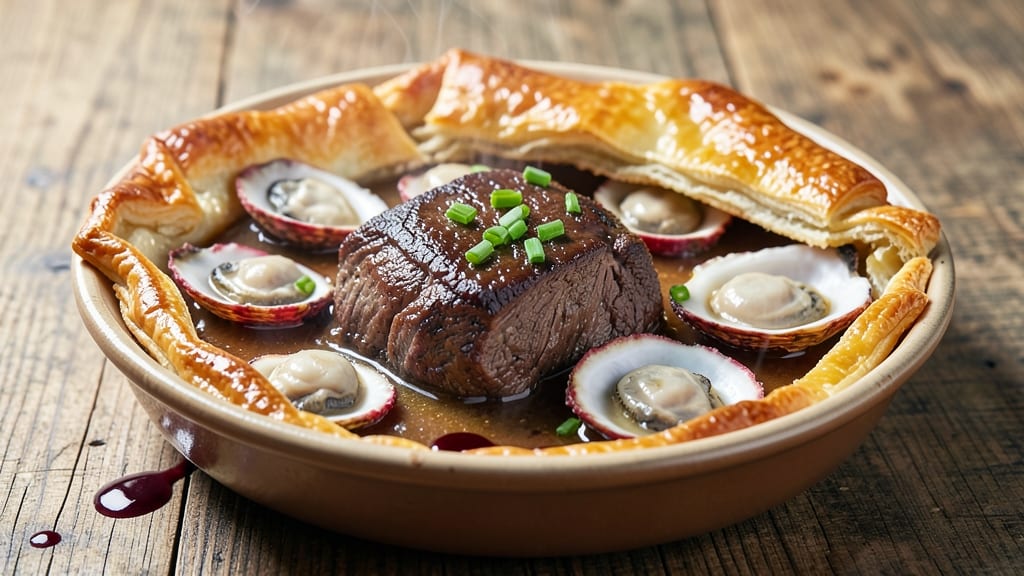 Beef and Oyster Pie Recipe: Rich Pastry Hugs with Savory Layers