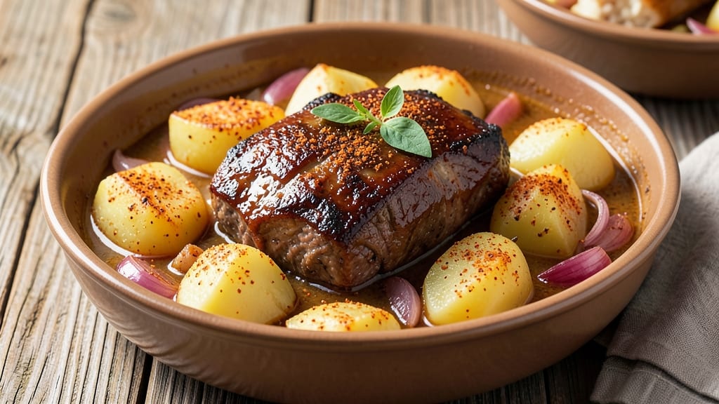 Beef and Potato Goulash Recipe: Paprika-Kissed Stew With Tender Chunks
