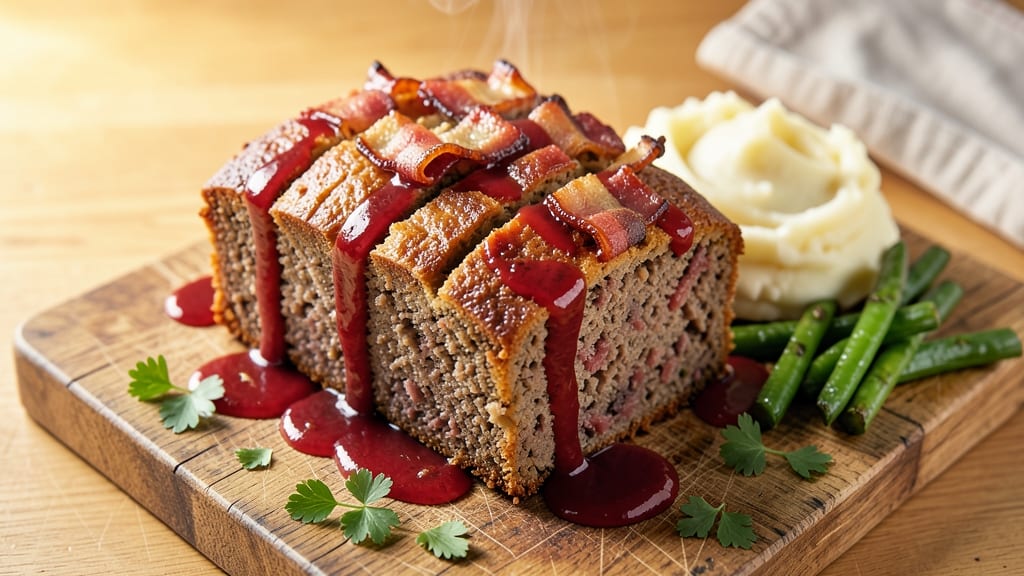 Beef and Bacon Meatloaf Recipe: Smoky-Savory Crust With Bacon-Infused Moisture