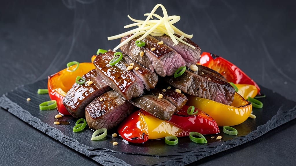 Beef and Bell Peppers Cowboy Bebop Recipe: Smoky Wok-Fired Stir-Fry with Charred Peppers