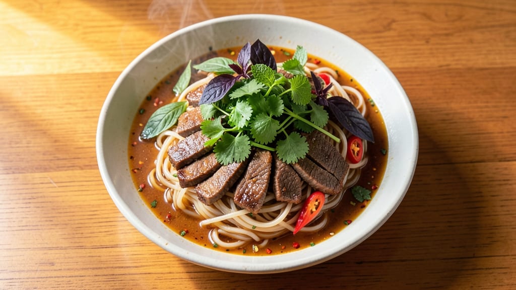 Authentic Vietnamese Beef Salad Recipe: Crispy Rice Noodles With Tangy Nuoc Cham