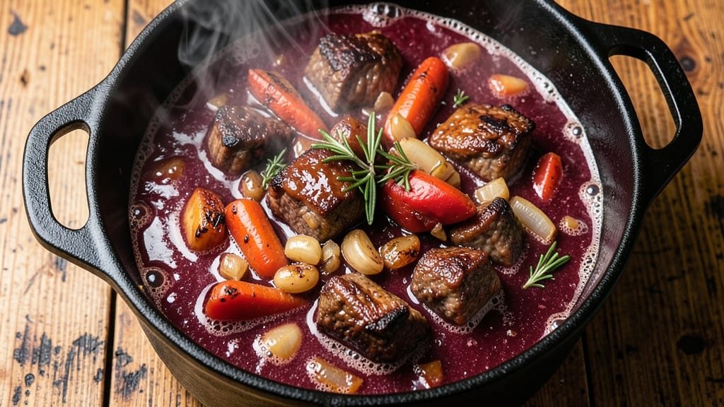 Beef and Ale Stew Recipe: Gordon Ramsay’s Deep-Red Wine Braise With Caramelized Fond Luxury